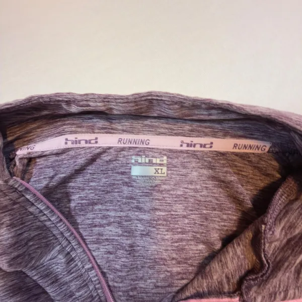 Hind XL Performance Pullover Womens Quarter Zip Crop Thumbholes Running Workout - Image 6