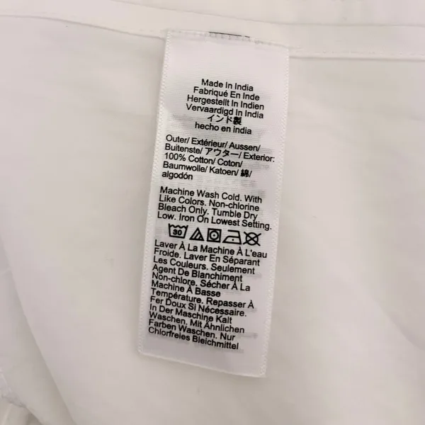 NWT!! J. CREW Delilah Dress‎ Cotton Poplin Solid White Mini Ruffle Small Tall ST - Image 14