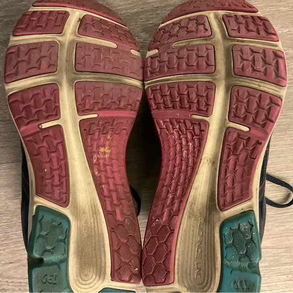 ASICS Gel-Excite 8 Women’s Running Shoes Size 10 Navy Blue Purple 1012A724 used - Image 5