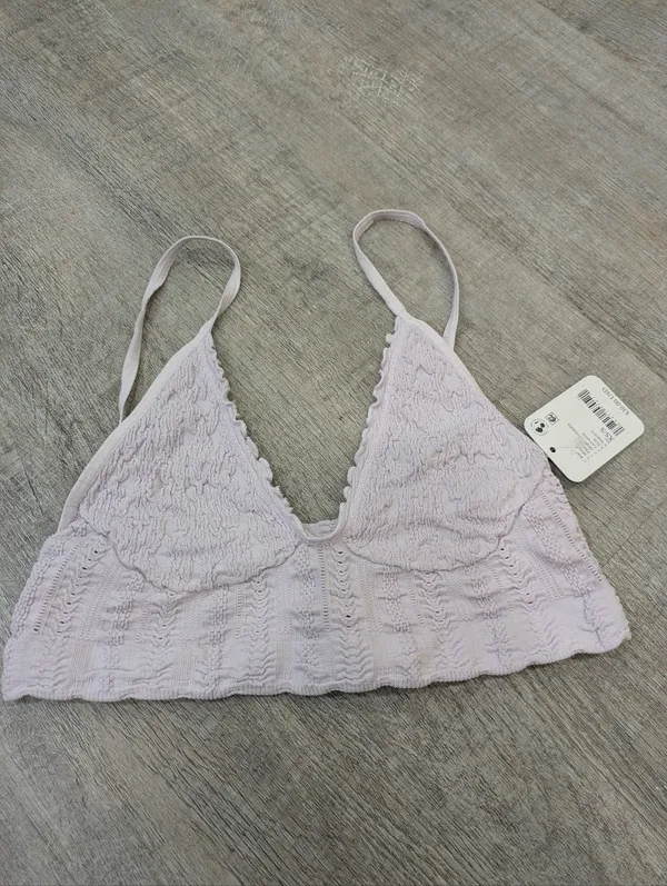 NWT Intimately Free People Lilac Heirloom Seamless Bralette Size XS/S - Image 2
