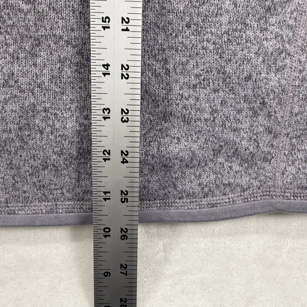 Patagonia Better Sweater‎ 1/4 Zip Fleece Pullover Gray Outdoor Womens Size M - Image 3