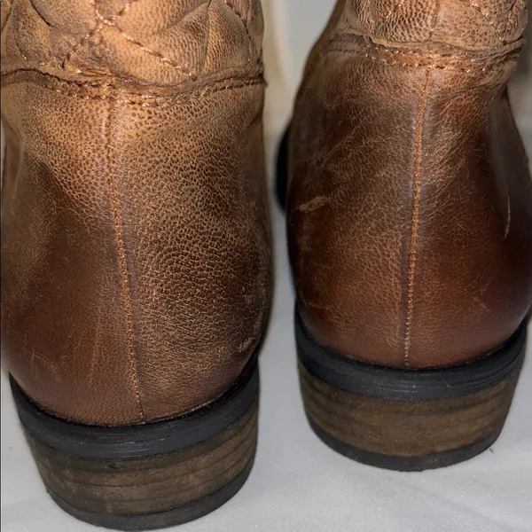 Steve Madden Brown Quilted Over the Knee Boots used good condition - Image 9