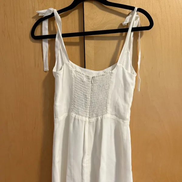 NWT Reformation Annabell Ivory Dress - Image 7