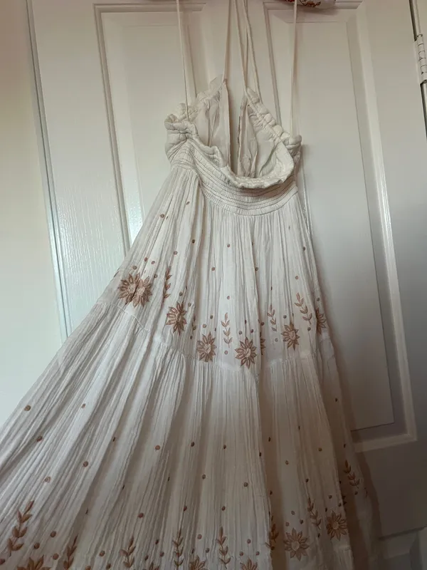 Free People Real Love Embroidered Dress - Image 4