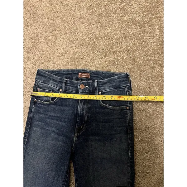 MOTHER The Looker Ankle Fray Jeans Hot Springs Size 25 - Image 10