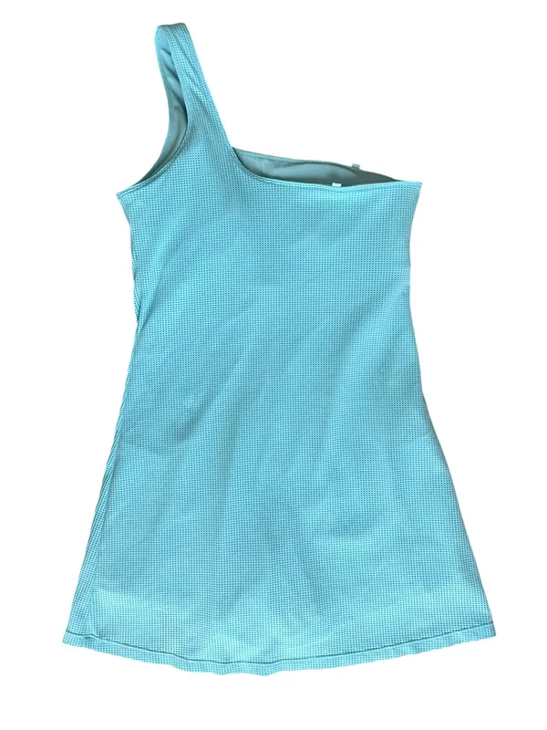 Beach Riot Women’s Harlee One Shoulder Mesh Tennis Mini Dress In Blueberry Ice - Image 8