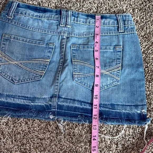 5/$30 🎈 Aeropostale y2k mini denim skirt size 1/2 - Image 6