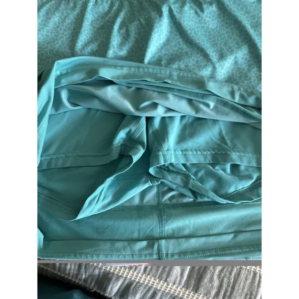 Columbia Anytime Casual Athletic Sporty Outdoor Skort Teal Leopard Print Large - Image 7