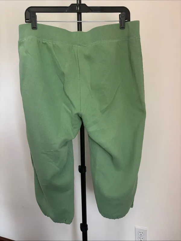 Motherhood Maternity Green Fleece Jogger Pants - Image 3