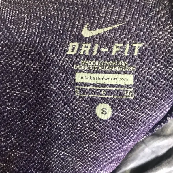 Nike Dri Fit High Waisted Gray Jogger Pants With Pockets Women's Size Small - Image 8