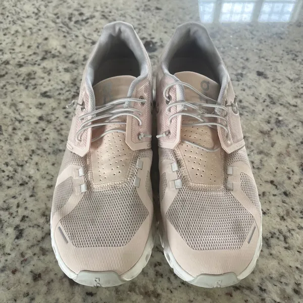 On Cloud 5 Running Shoes Womens 11 Pink Rose Athleisure Lightweight Sneakers - Image 2