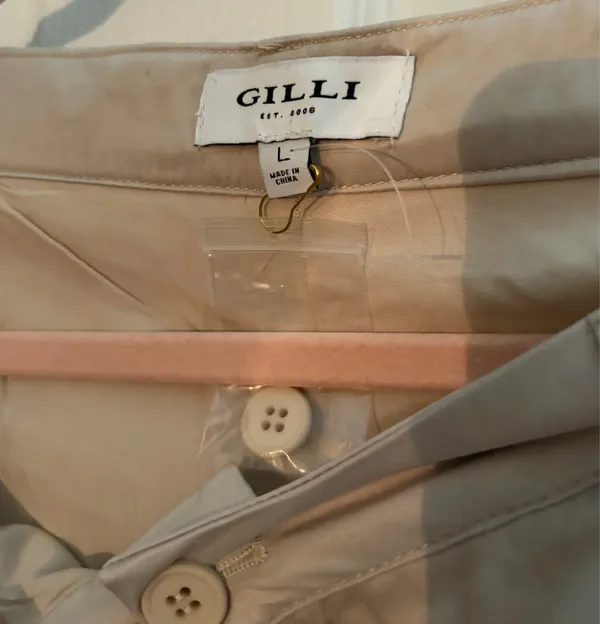Khaki Dress Pants Tan Size L - Image 2