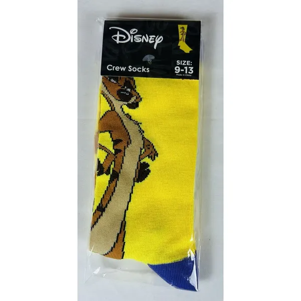New Disney Movie Crew Socks Women's Size 9-13 Timone Bambi Moana Simba Lot of 4 - Image 2
