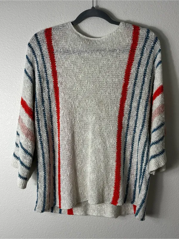 Dokotoo Womens Crewneck 3/4 Sleeve Knit Pullover Sweater Sz L - Image 6