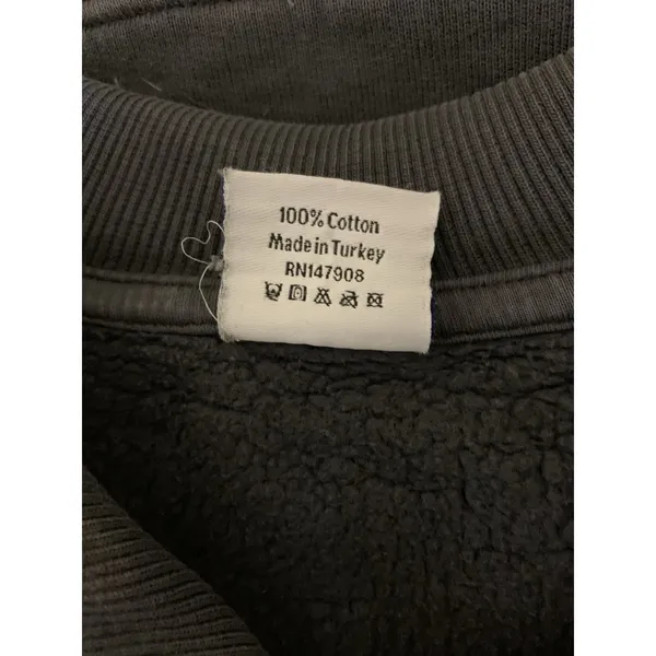 Outdoor Voices Charcoal Gray Quarter Zip Oversized Pullover Sweatshirt Small - Image 5