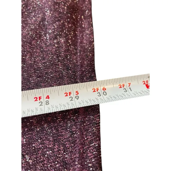 Lane Bryant Purple Sparkle 3/4 Sleeve Lightweight Asymmetrical Sweater 22/24 - Image 8
