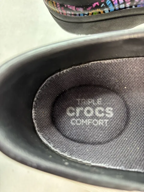 CROCS Triple Comfort 7 Women's Multicolor Circular Artistic Pattern Slip-On Clog - Image 6