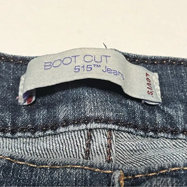 Levi’s‎ Boot Cut 515 Womens Size 8S 8 Short 29 Blue Denim Jean Five Pockets - Image 2