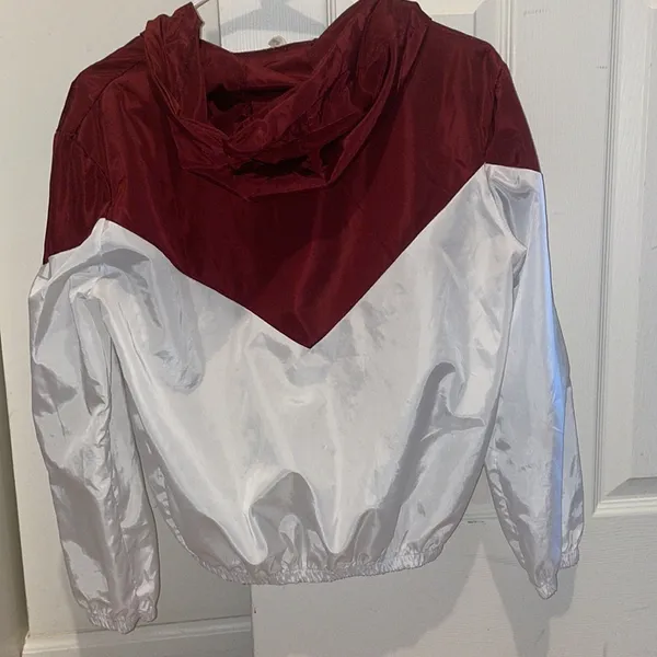 Womens Sport Light Weight Jacket Red - Image 3