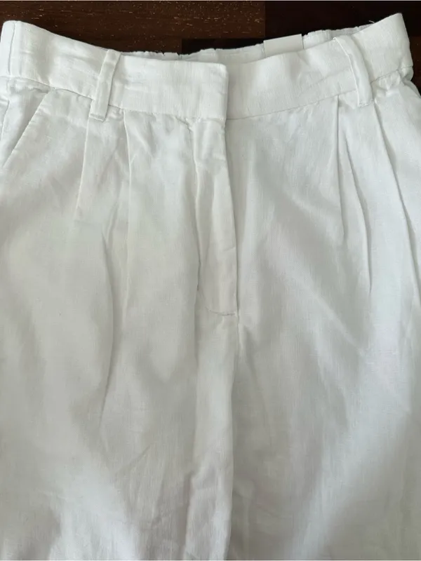 Abercrombie & Fitch Tailored White Pants - Image 4
