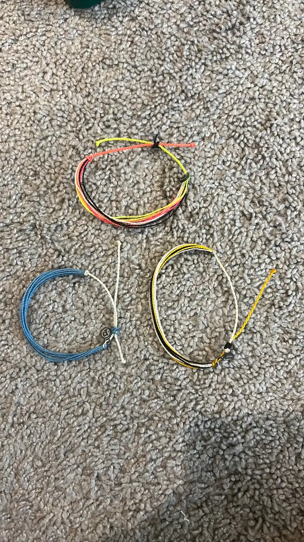 3 Piece Pura Vida Anklet Set - Image 2