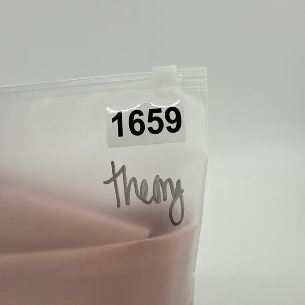 Theory‎ Modern Tea Dress Ballet Pink Organic Crunch Wash Linen Blend Size 8 - Image 11