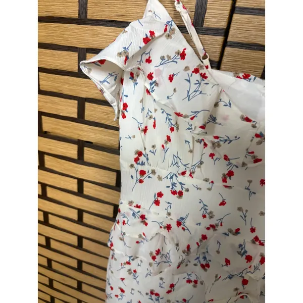 Sweet Pot White Floral Midi Dress Size‎ 6 - Image 5