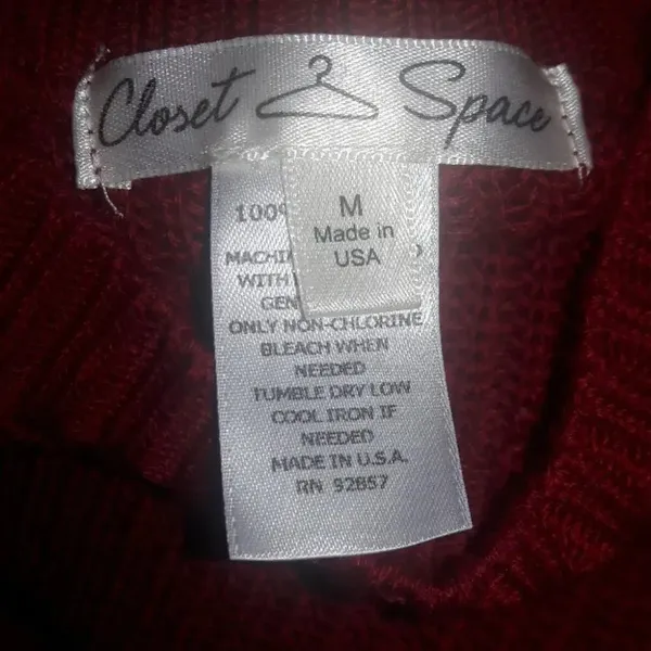 Nordstrom Closet Space Tie Side Slit Knit Sweater Tank Top M v6x - Image 6