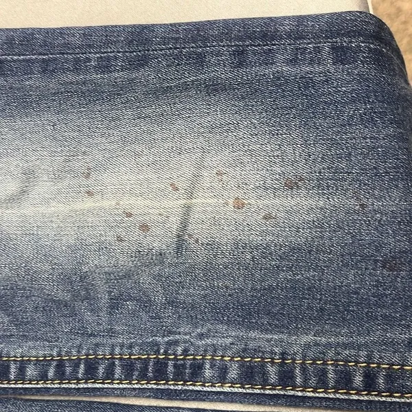 Miss Me 26 X 29 Skinny Mid Rise Denim Jeans Blue 5‎ Pockets Stretch Distressed - Image 5
