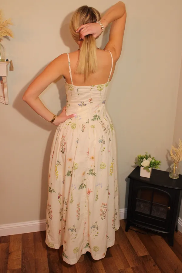 Floral Maxi Dress Multi - Image 4