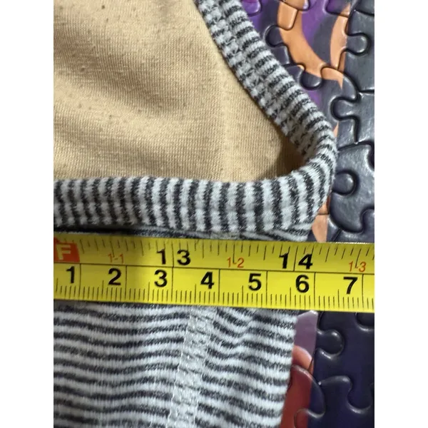 Lululemon No Limits Tank Black / Tonka Stripe Cashew‎ / Heathered Black - Image 4