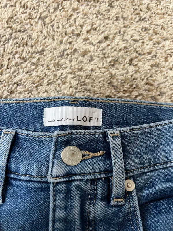 Loft the slim flare high rise jeans - Image 5