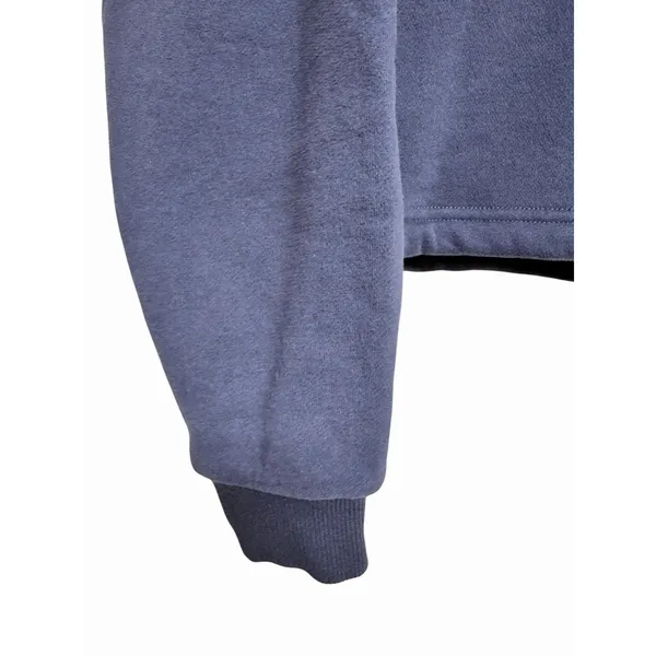 Vuori Restore Cropped Crew Sweatshirt Blue Women's Size Large - Image 9