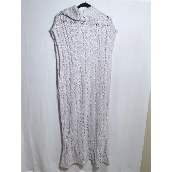 NEW Free People Sugar Cloud Lilac Pirouette Sleeveless Sweater Maxi Dress XS/S - Image 2