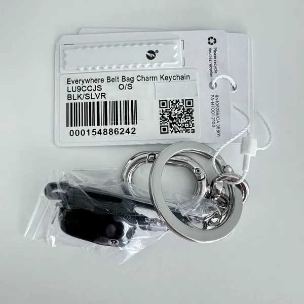 Everywhere Belt Bag Key Charm Black/Silver - Image 8