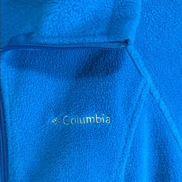 Columbia Teal Benton Springs Full-Zip Fleece Jacket Size‎ Small Gorpcore - Image 3