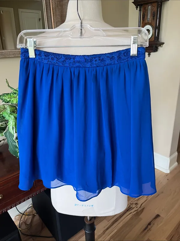 IN San Francisco Sem Formal Royal Blue Mini Skirt - Image 3