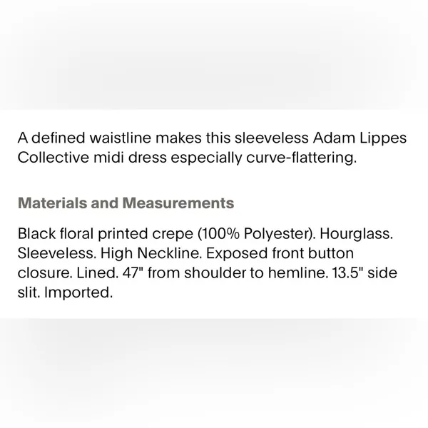 Adam Lippes floral sleeveless midi dress black 8 wedding guest - Image 8