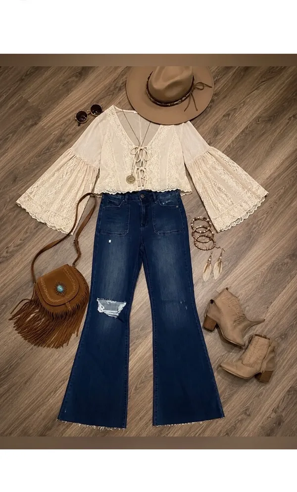 Buckle Hidden Jeans - Image 2