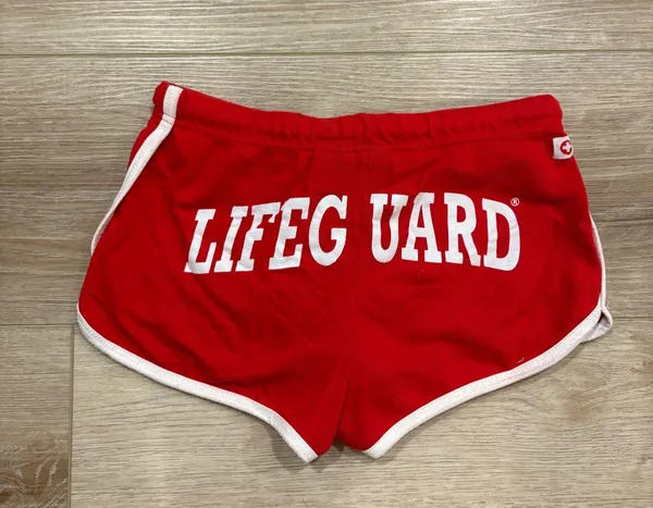 Lifeguard booty shorts Red - Image 2