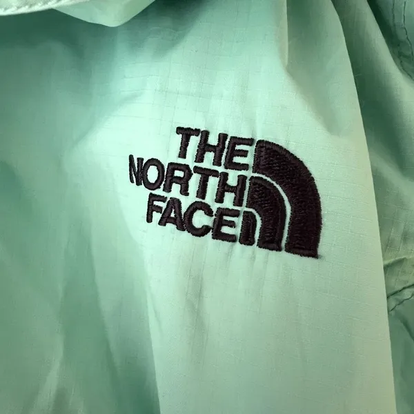 North Face Blue Full Zip Hooded Raincoat Jacket - Image 8
