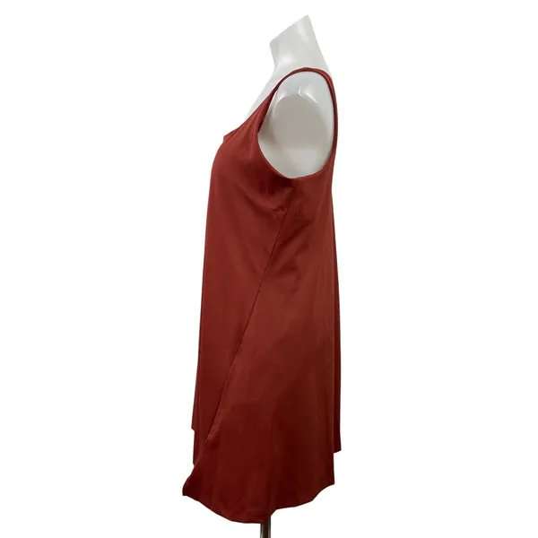 Old Navy Sienna Birch Powersoft Orange Sleeveless Athletic Mini A-Line Dress XL - Image 2