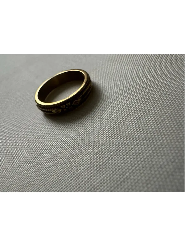 Hey Harper 14K Gold Plated Alex Essential Ring sz 7 - Image 5