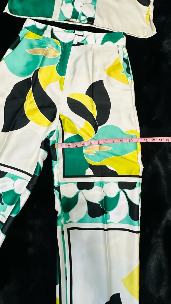 ZARA Abstract Print Two-Piece Matching Set | Size S | NWOT - Image 5