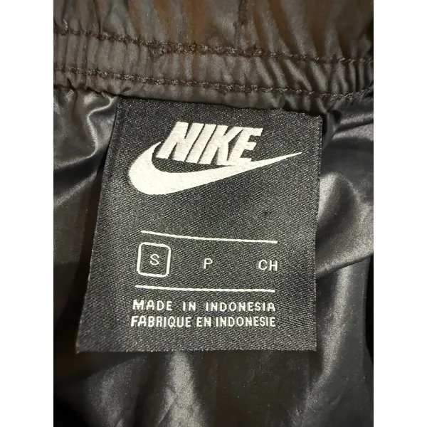 Nike Womens Windbreaker Skirt Black Pink Green Logo Small Elastic Waist‎ Pocket - Image 6