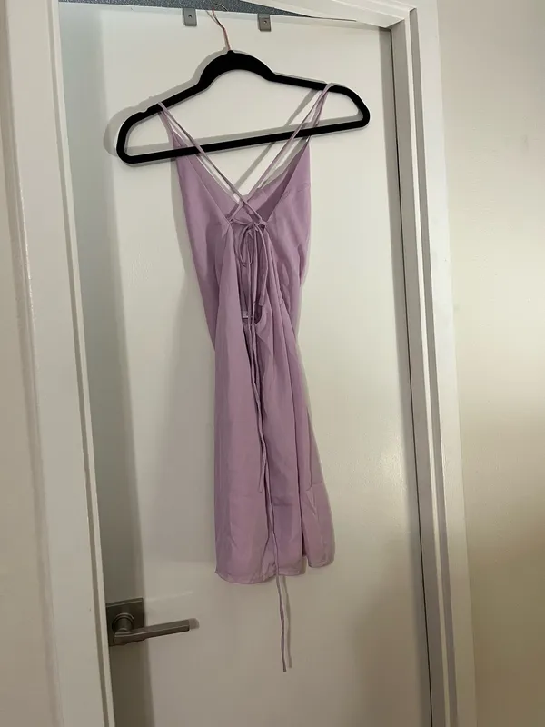 Lucy in the Sky Purple Mini Dress - Image 4
