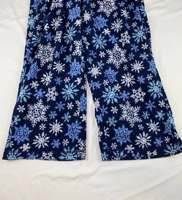 Snowflake PJ set Blue Size L - Image 5