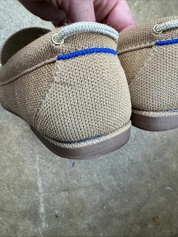 Rothy’s Boat Shoe in taupe and off white Size: 8 - Image 8