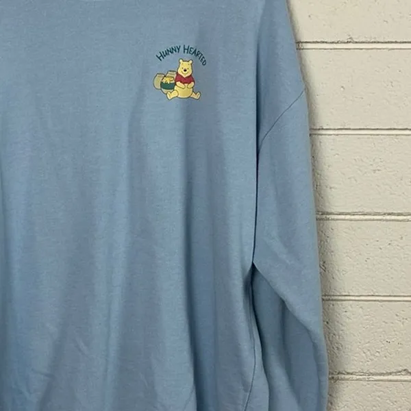 Disney Resort Blue Winnie the Pooh Sweatshirt size L - Image 7
