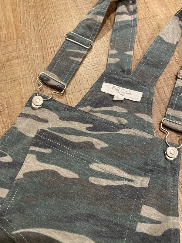 Full Circle Camo Overall Style Dress - Image 3